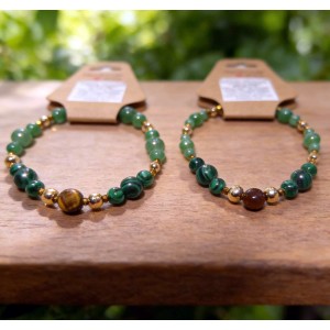 PULSEIRA BOHO HOLISTIC - AVENTURINA DOURADA PULSEIRA BOHO HOLISTIC - AVENTURINA DOURADA